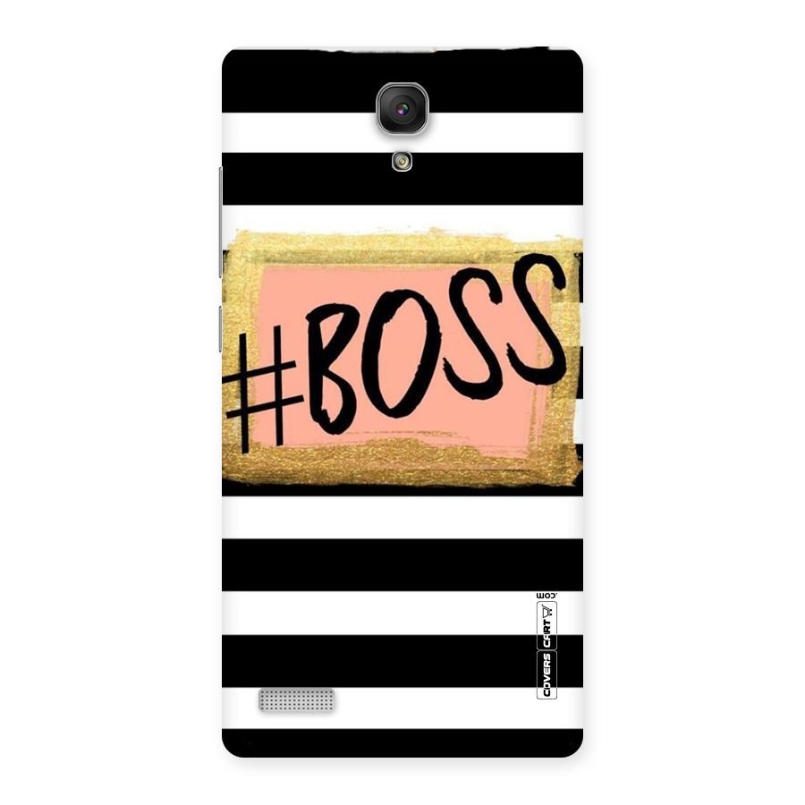 Boss Stripes Back Case for Redmi Note