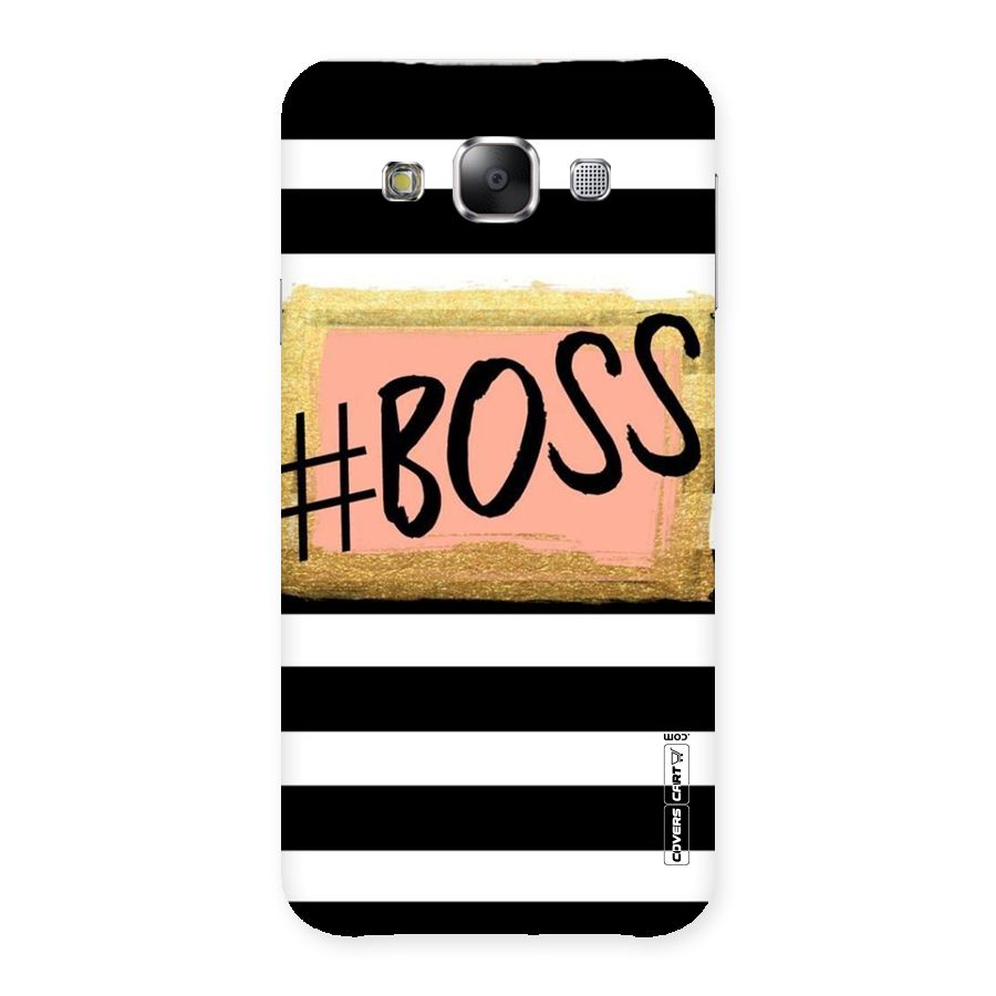 Boss Stripes Back Case for Samsung Galaxy E5