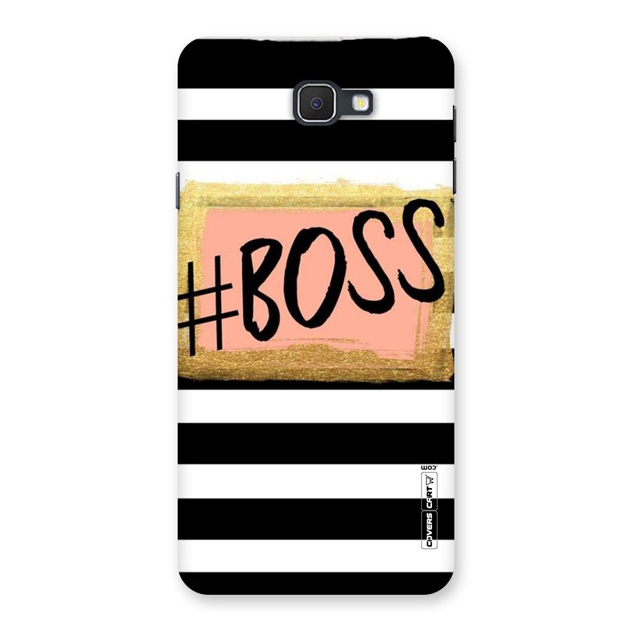 Boss Stripes Back Case for Samsung Galaxy J7 Prime