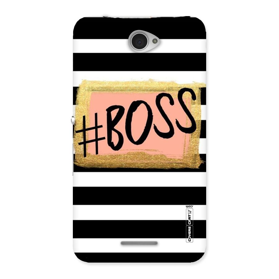 Boss Stripes Back Case for Sony Xperia E4
