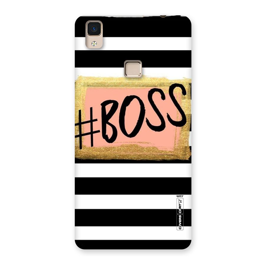Boss Stripes Back Case for V3 Max