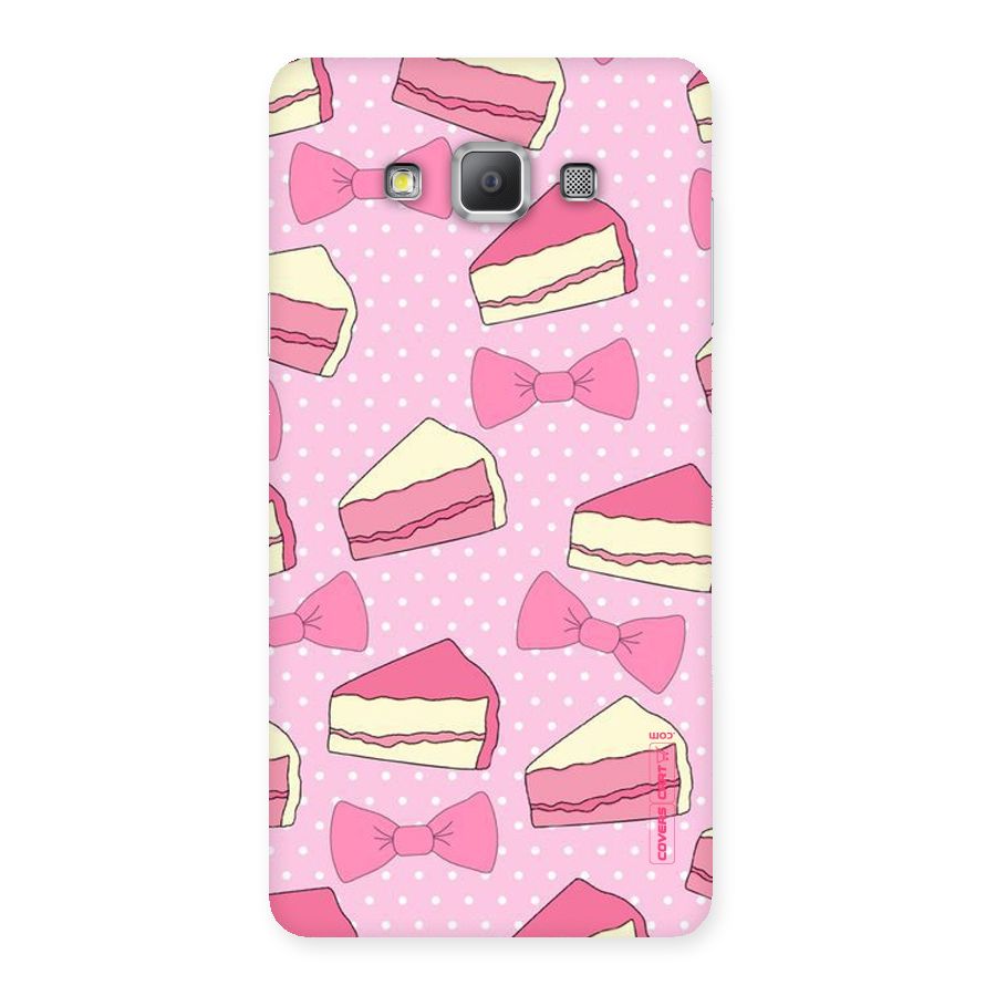Bow Cake Back Case for Galaxy A7