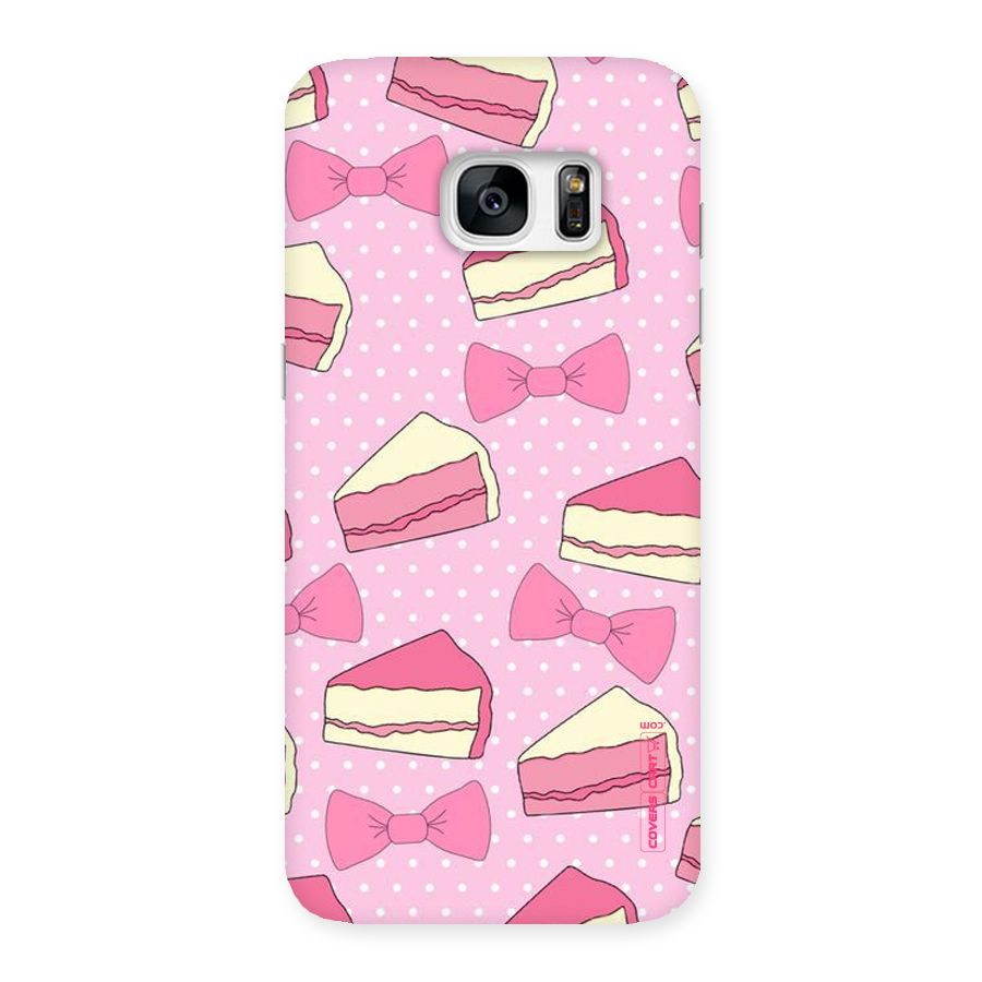 Bow Cake Back Case for Galaxy S7 Edge