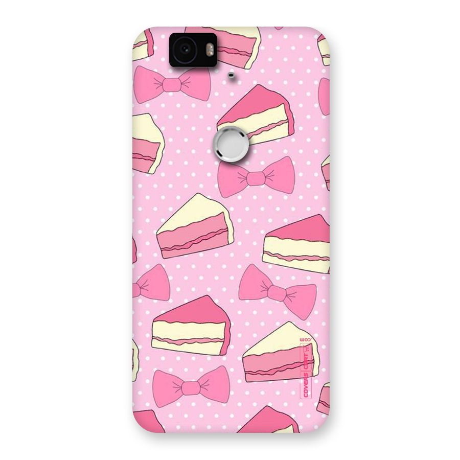 Bow Cake Back Case for Google Nexus-6P