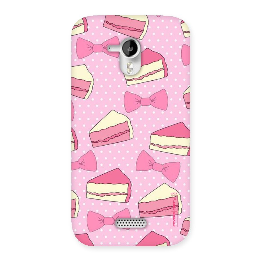 Bow Cake Back Case for Micromax Canvas HD A116