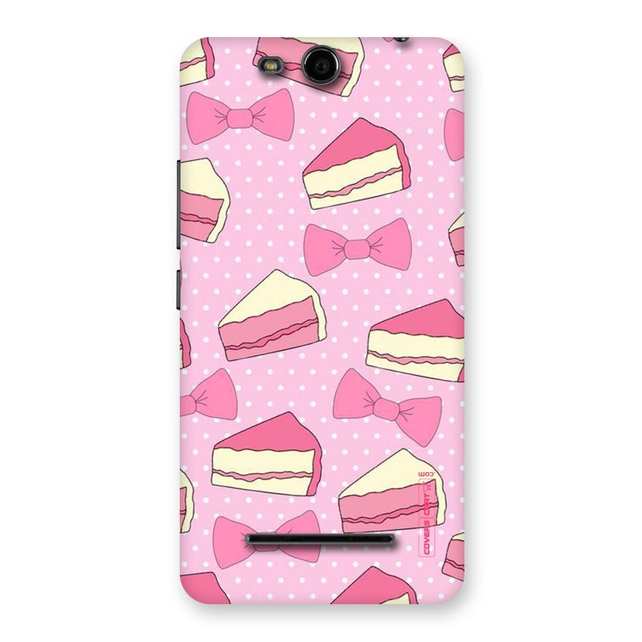 Bow Cake Back Case for Micromax Canvas Juice 3 Q392
