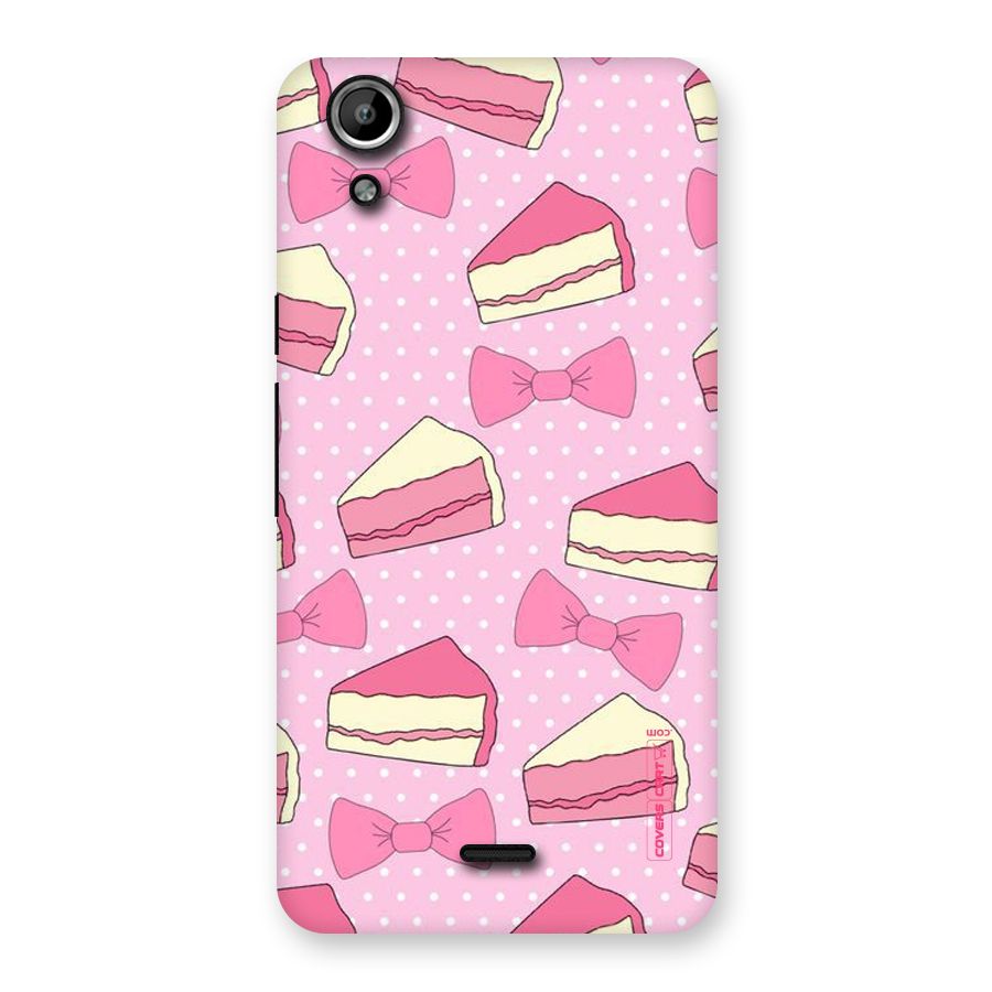 Bow Cake Back Case for Micromax Canvas Selfie Lens Q345