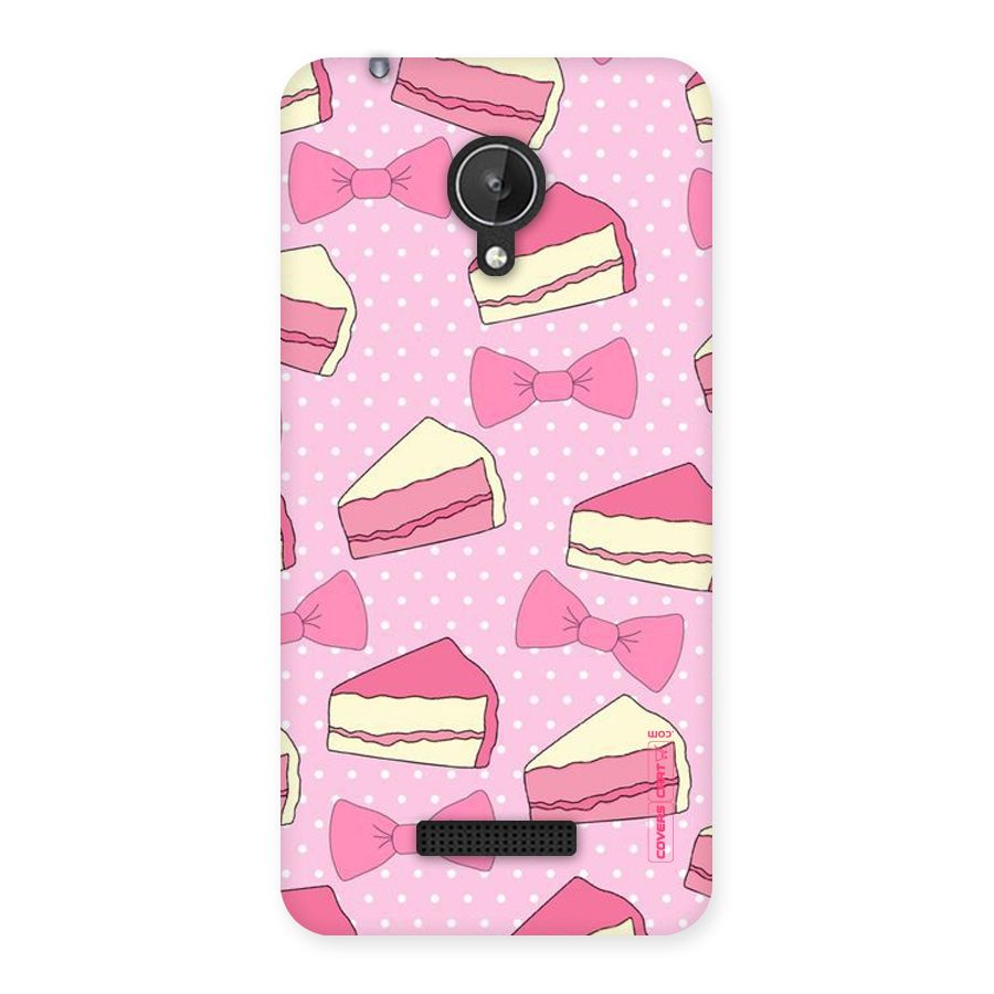 Bow Cake Back Case for Micromax Canvas Spark Q380