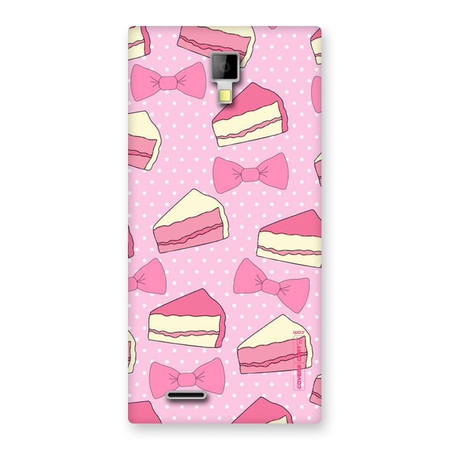 Bow Cake Back Case for Micromax Canvas Xpress A99