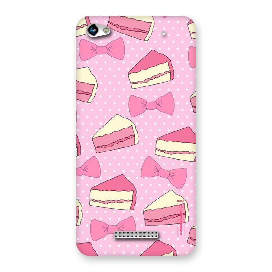 Bow Cake Back Case for Micromax Hue 2
