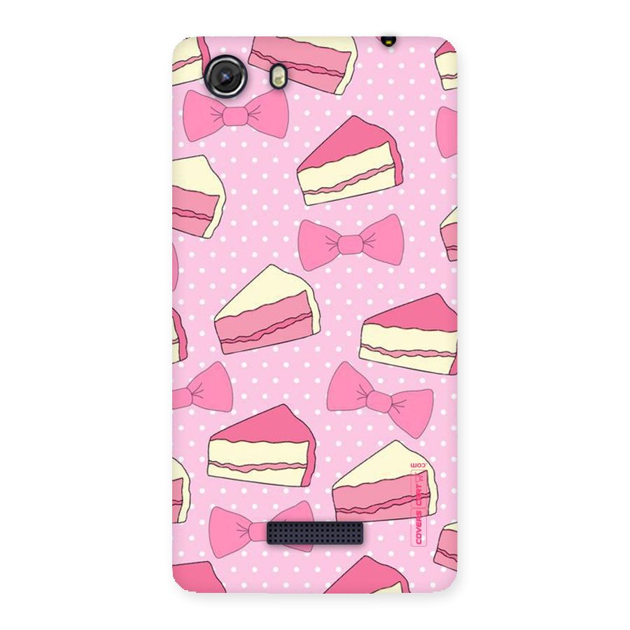 Bow Cake Back Case for Micromax Unite 3