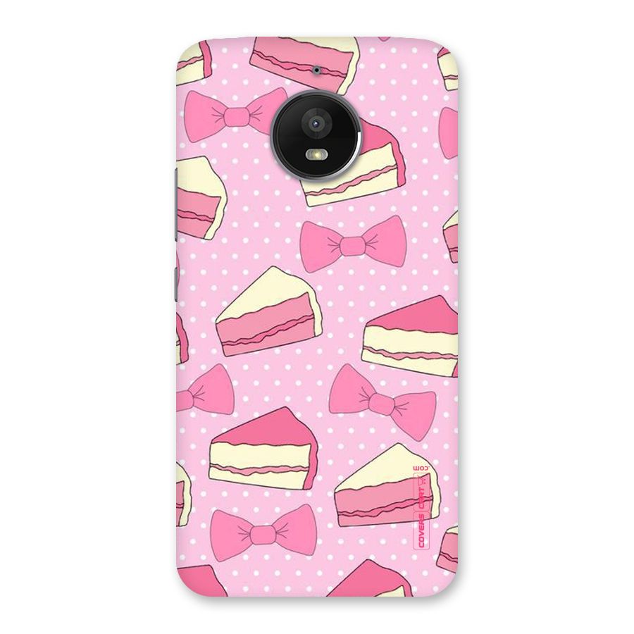 Bow Cake Back Case for Moto E4 Plus