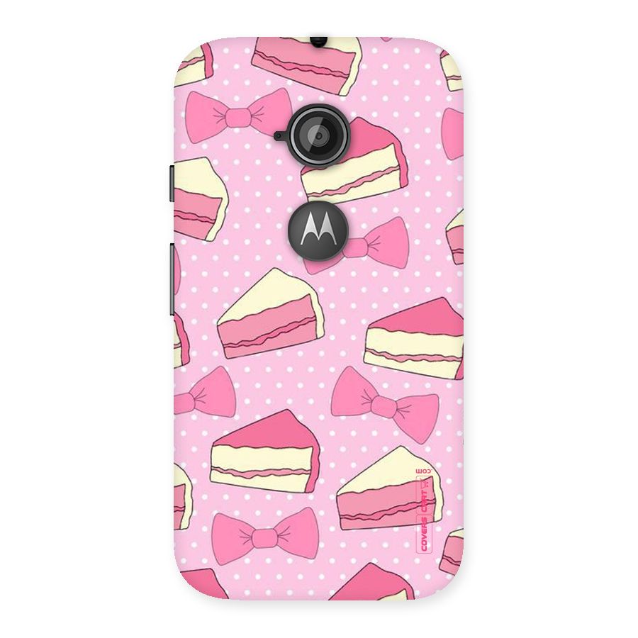 Bow Cake Back Case for Moto E 2nd Gen