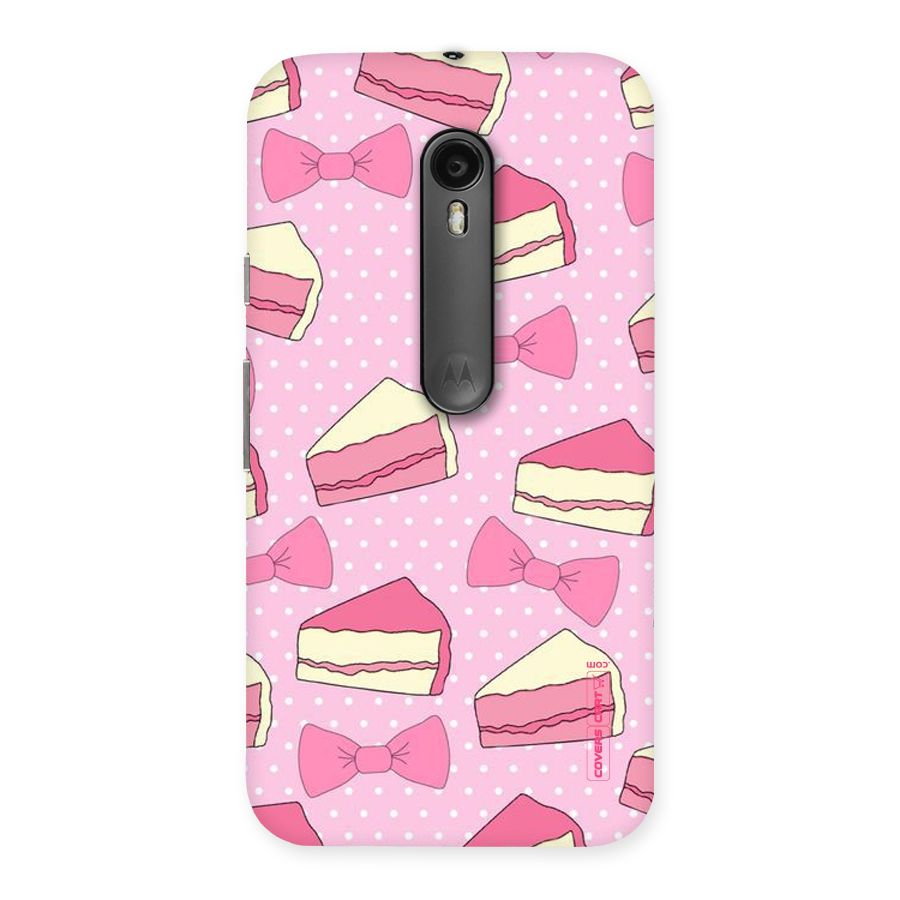Bow Cake Back Case for Moto G3