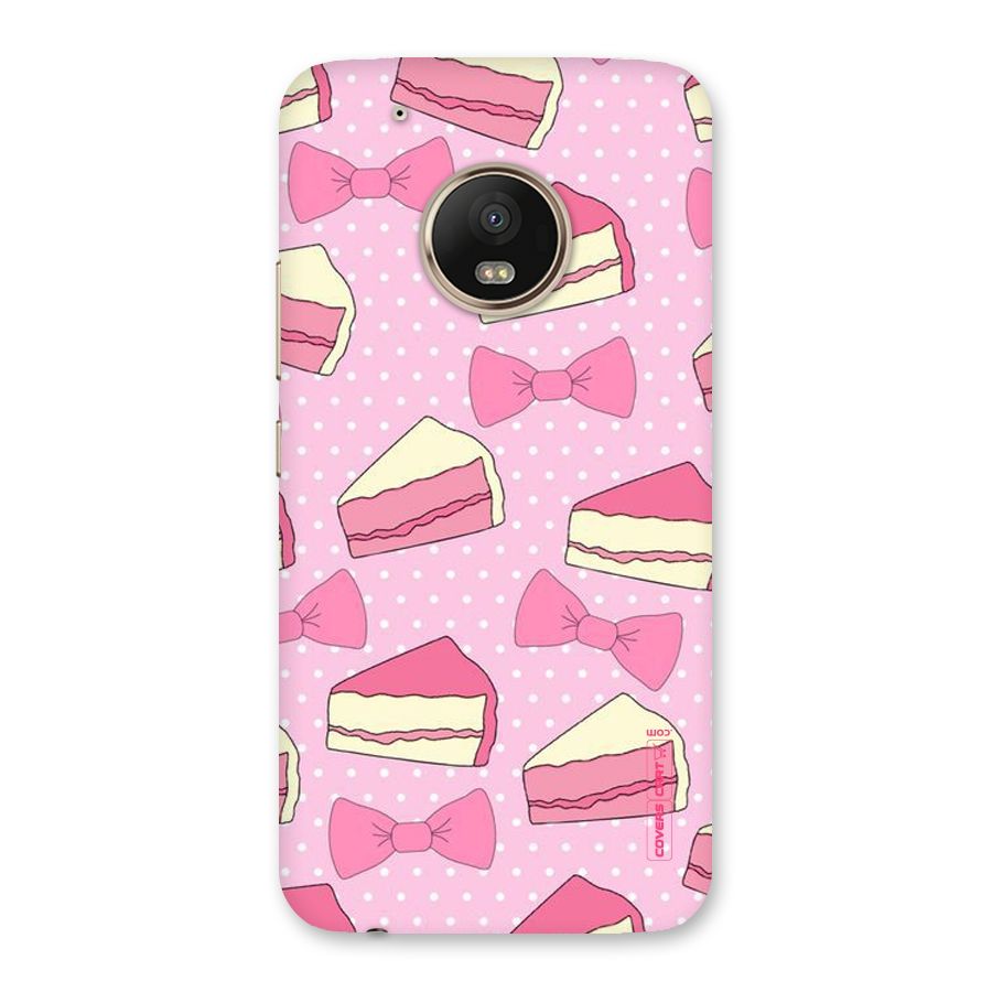 Bow Cake Back Case for Moto G5 Plus