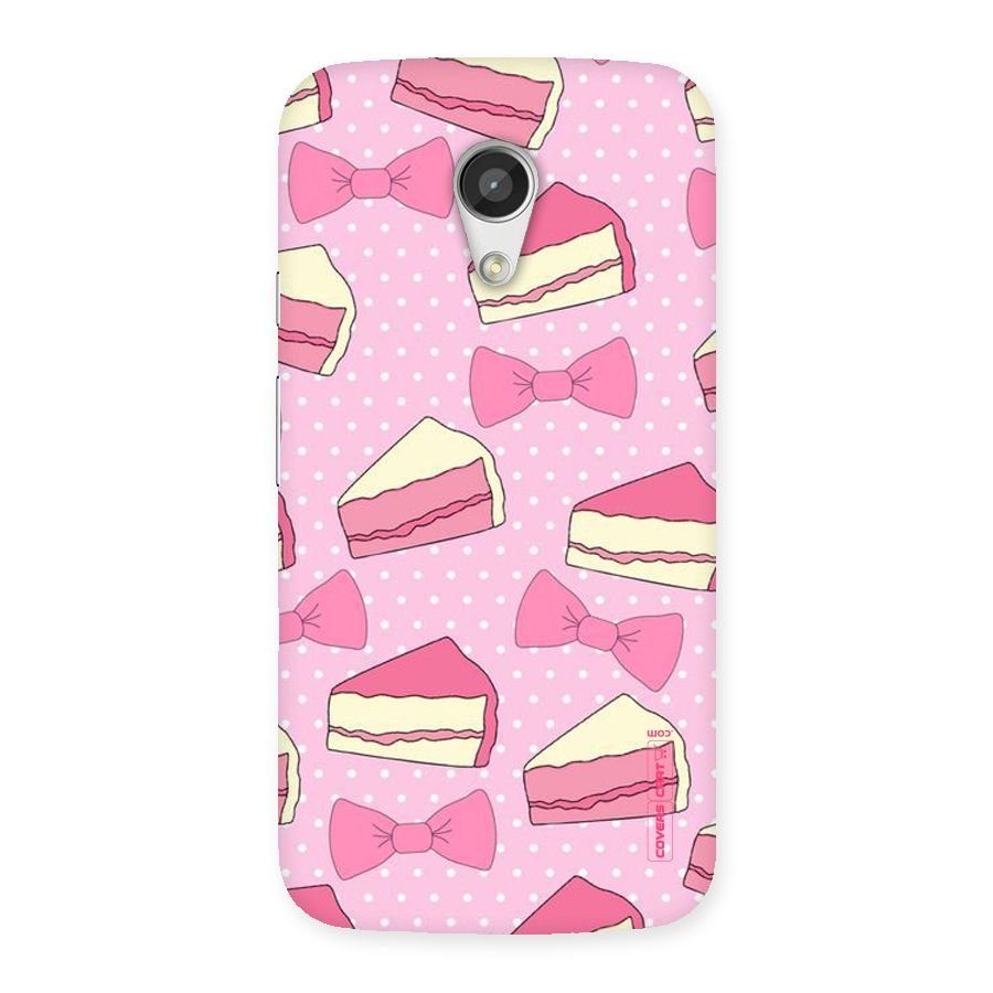 Bow Cake Back Case for Moto G 2nd Gen