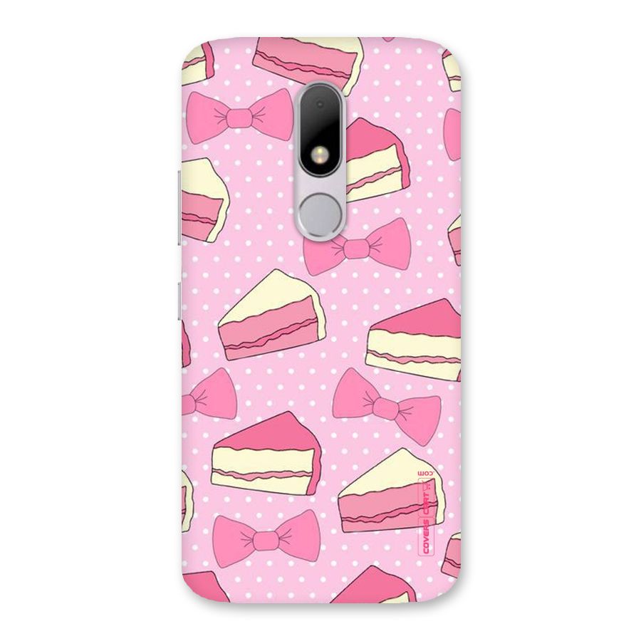 Bow Cake Back Case for Moto M