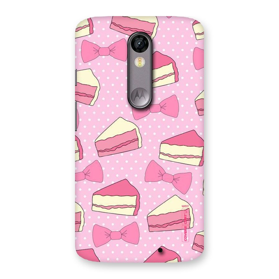Bow Cake Back Case for Moto X Force