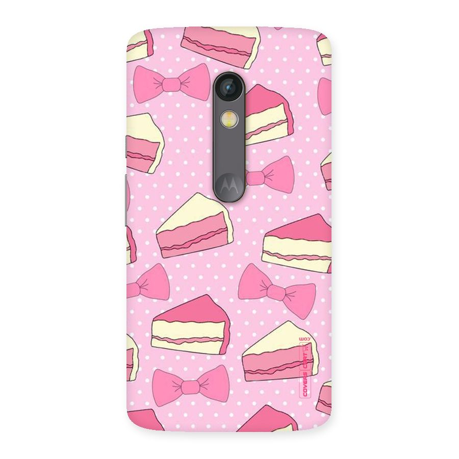 Bow Cake Back Case for Moto X Play