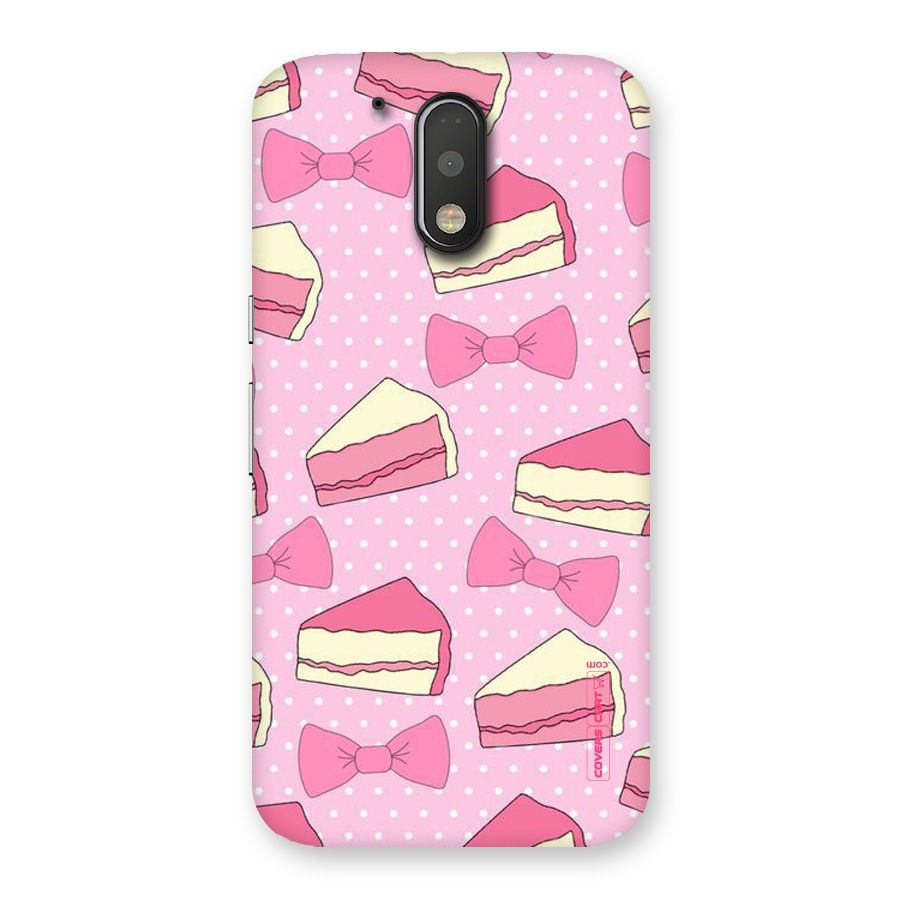 Bow Cake Back Case for Motorola Moto G4