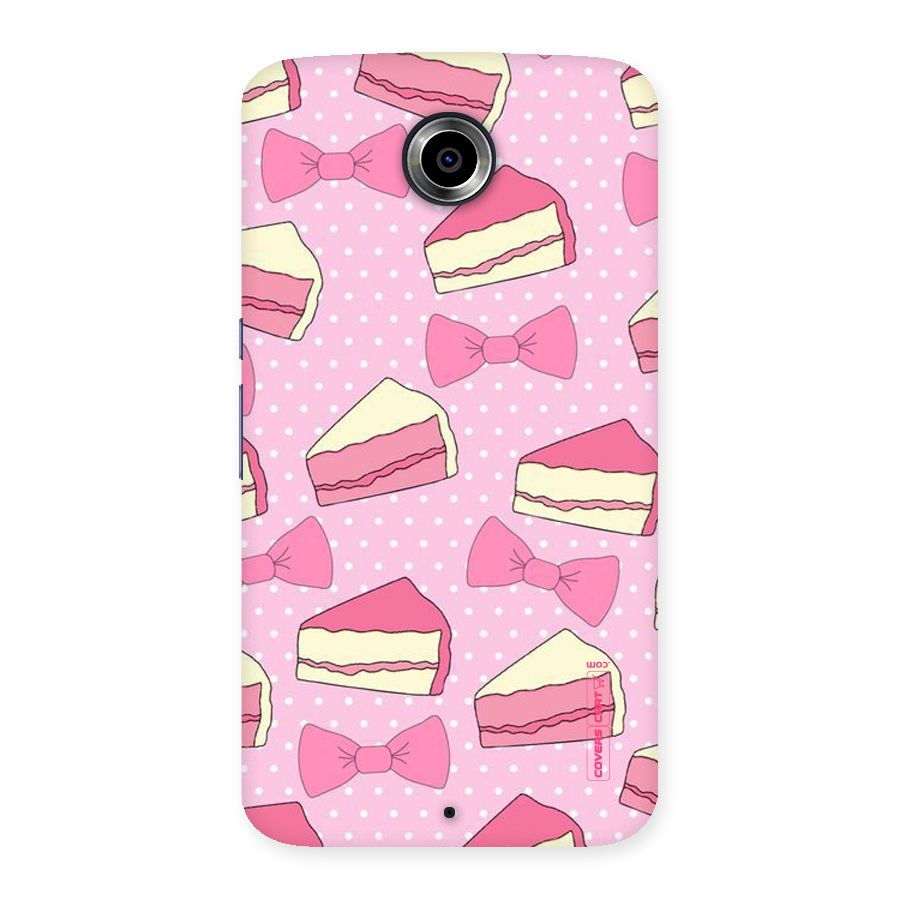 Bow Cake Back Case for Nexsus 6