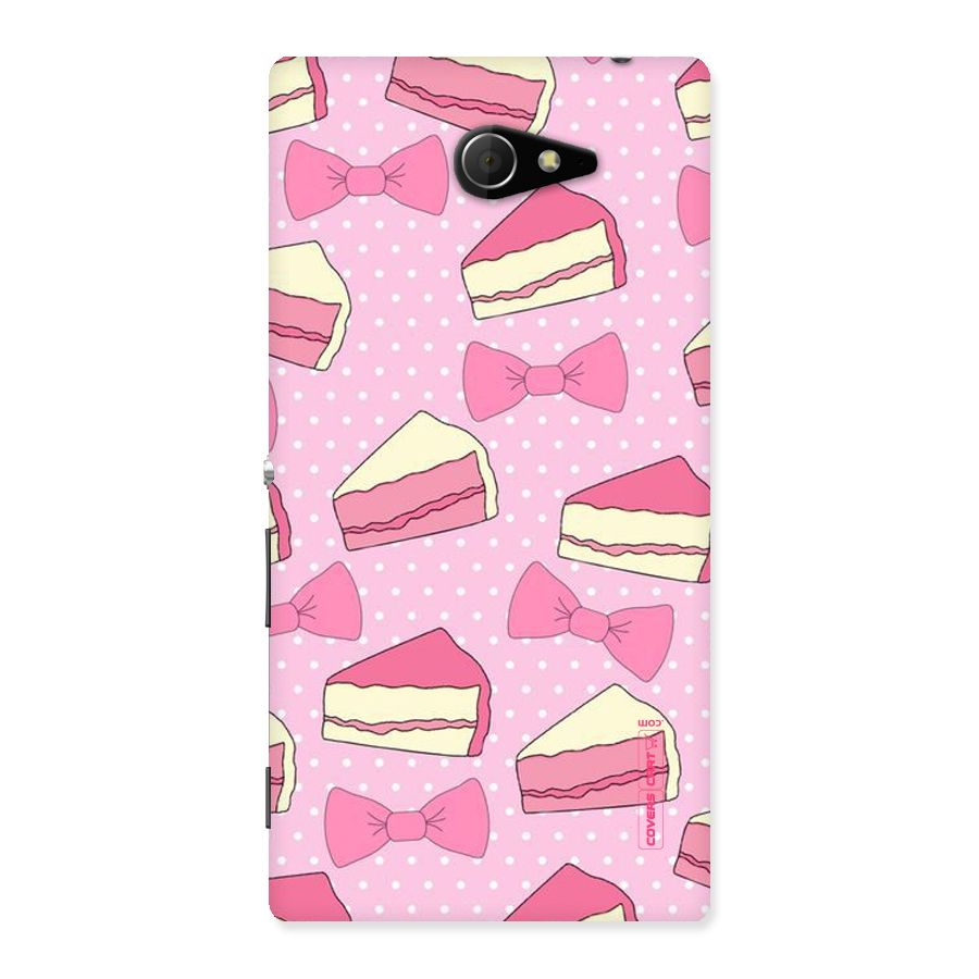 Bow Cake Back Case for Sony Xperia M2