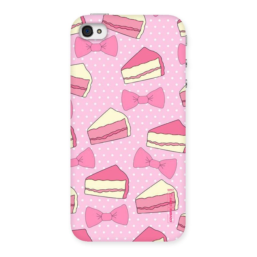 Bow Cake Back Case for iPhone 4 4s