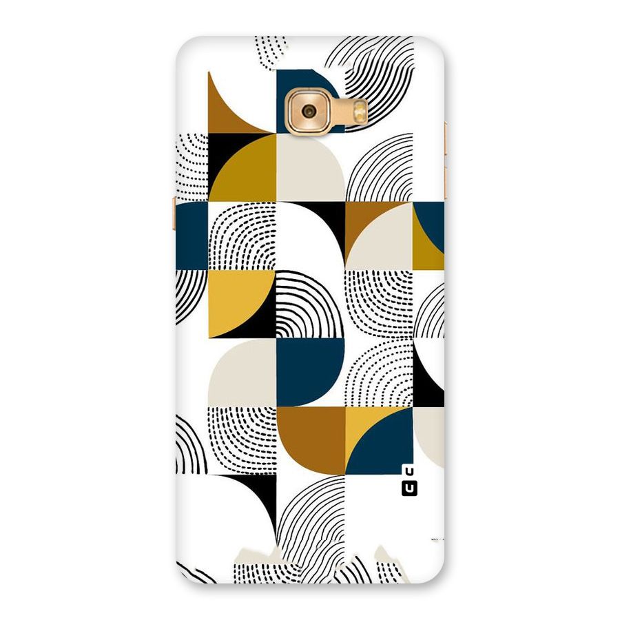 Boxes Pattern Back Case for Galaxy C9 Pro