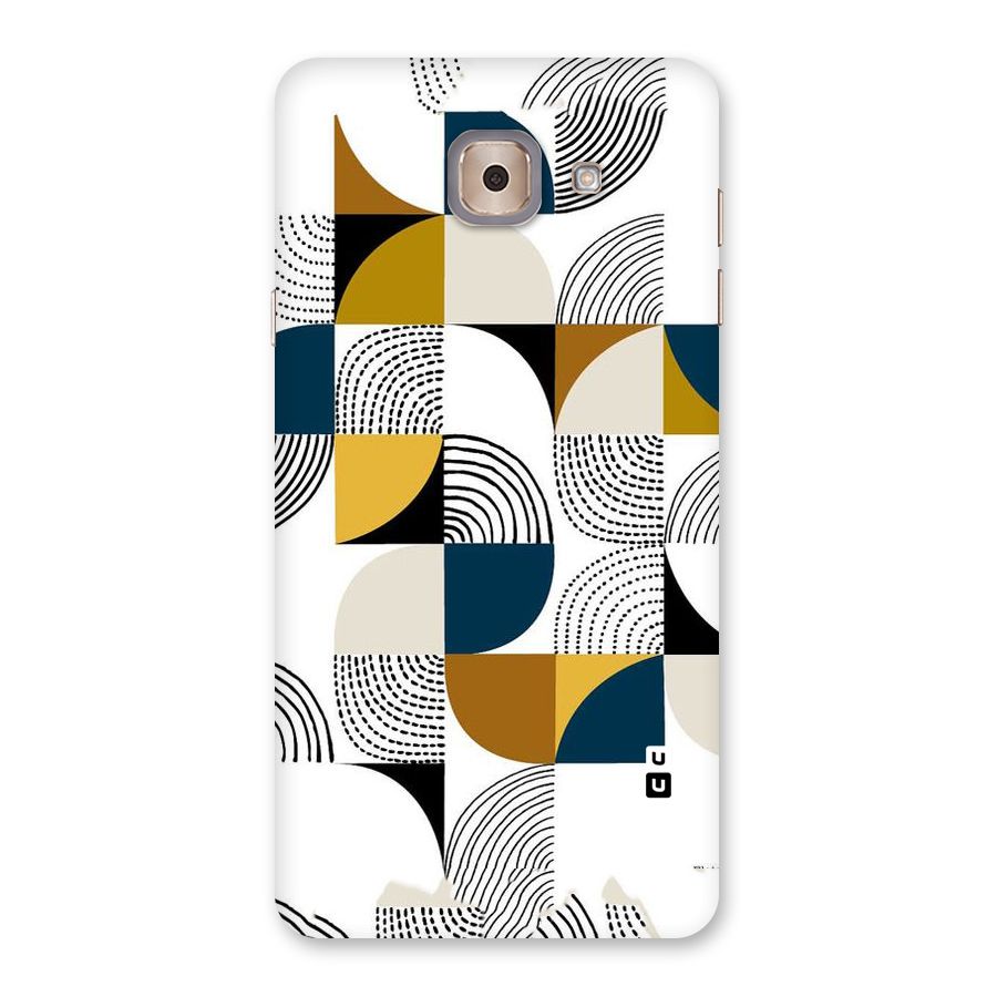 Boxes Pattern Back Case for Galaxy J7 Max