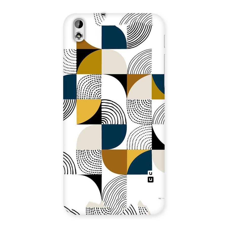 Boxes Pattern Back Case for HTC Desire 816g