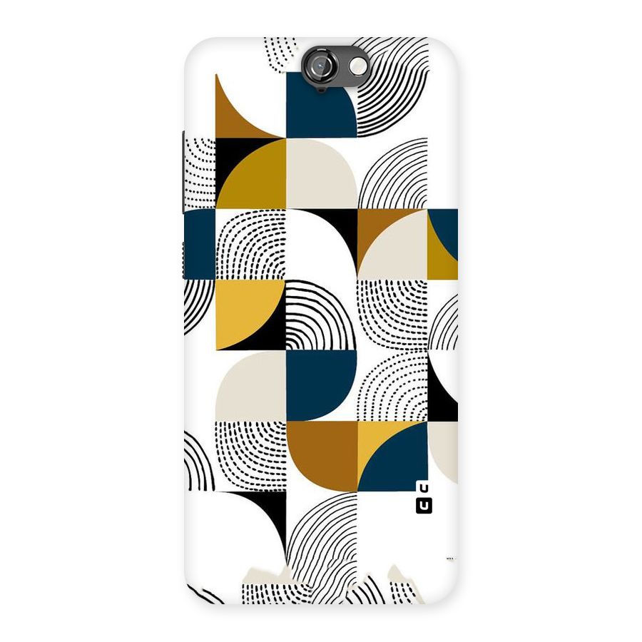 Boxes Pattern Back Case for HTC One A9