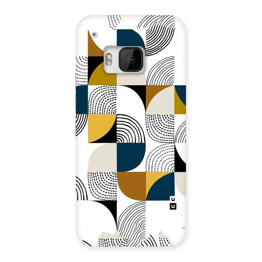 Boxes Pattern Back Case for HTC One M9