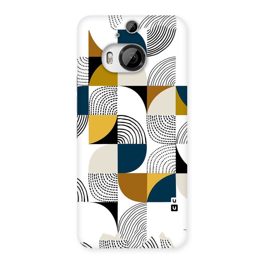 Boxes Pattern Back Case for HTC One M9 Plus
