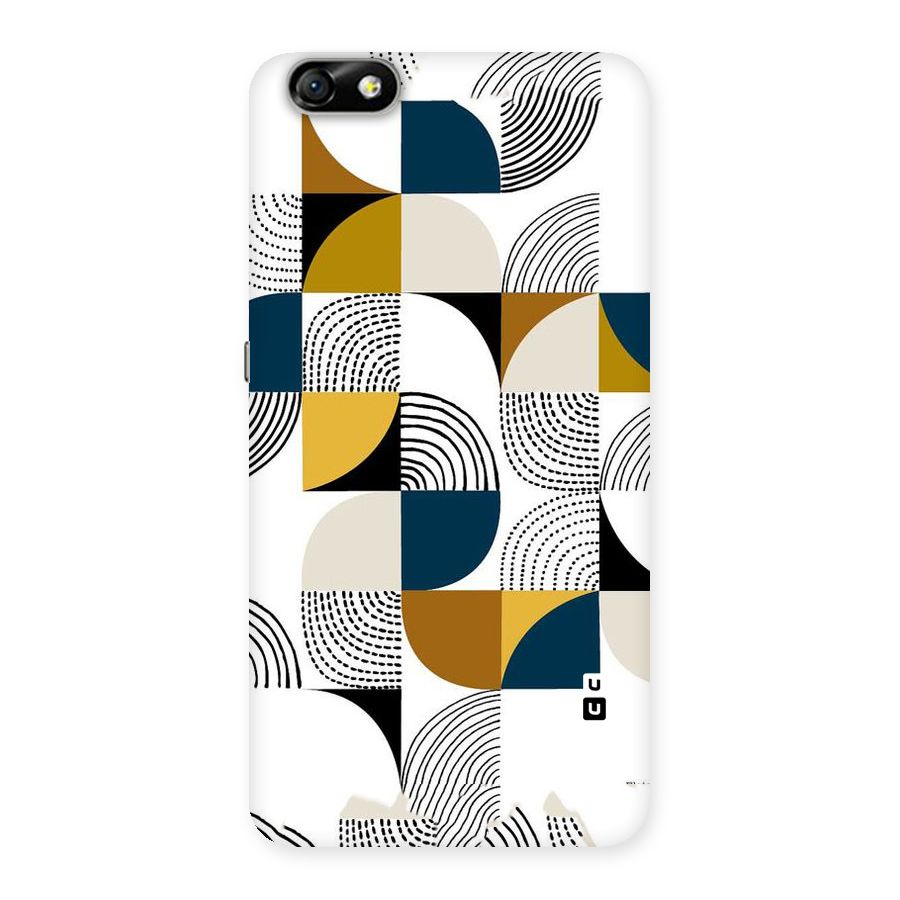 Boxes Pattern Back Case for Honor 4X