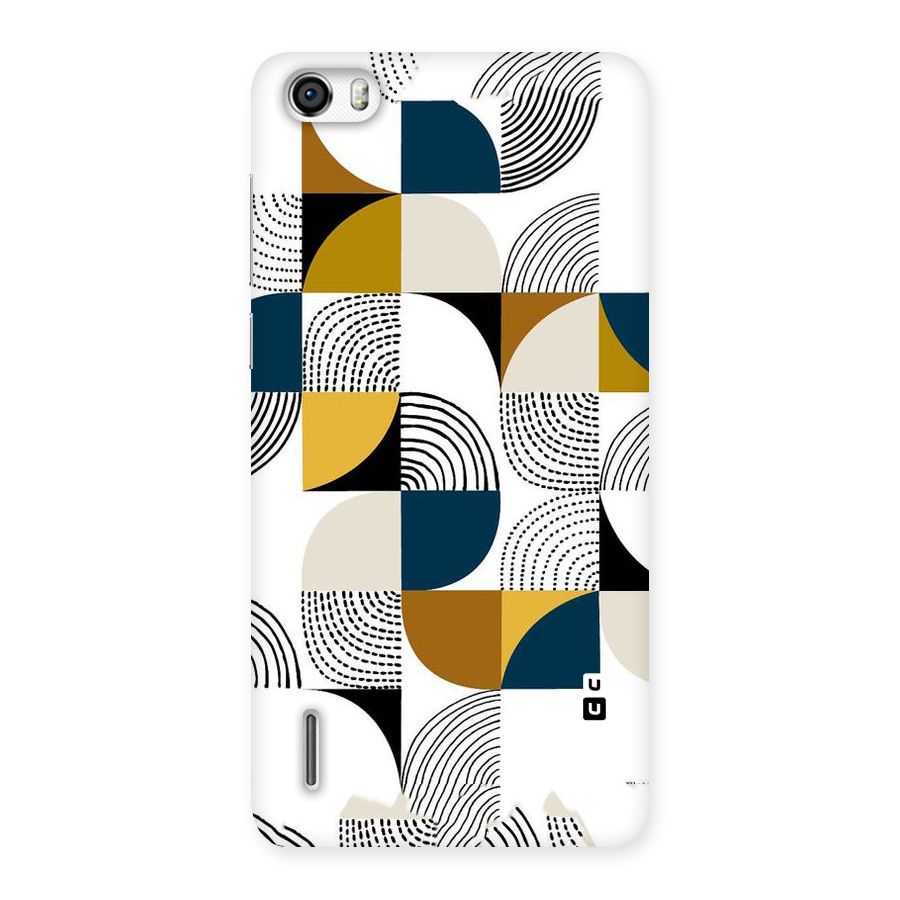 Boxes Pattern Back Case for Honor 6