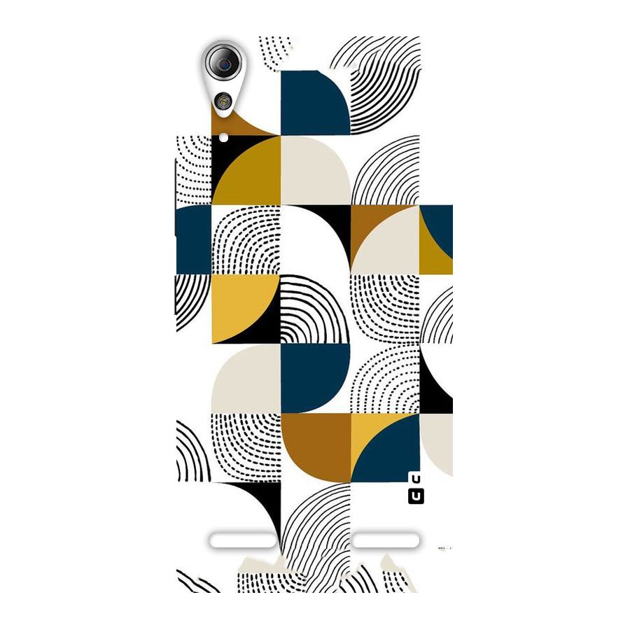 Boxes Pattern Back Case for Lenovo A6000