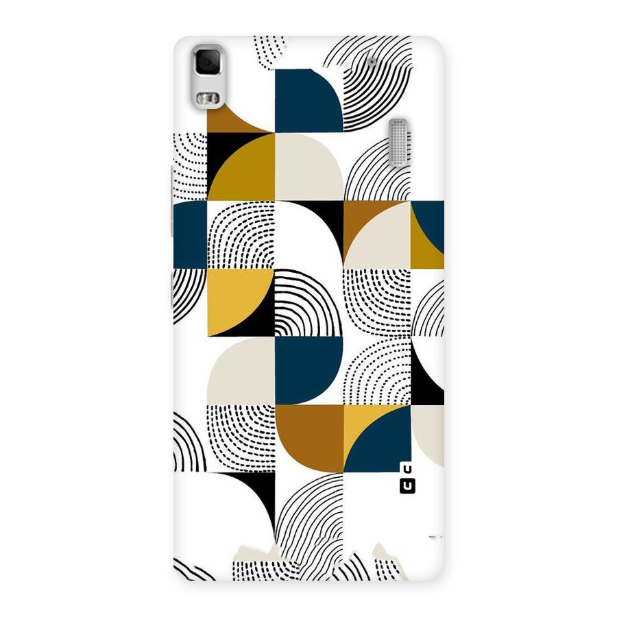 Boxes Pattern Back Case for Lenovo K3 Note
