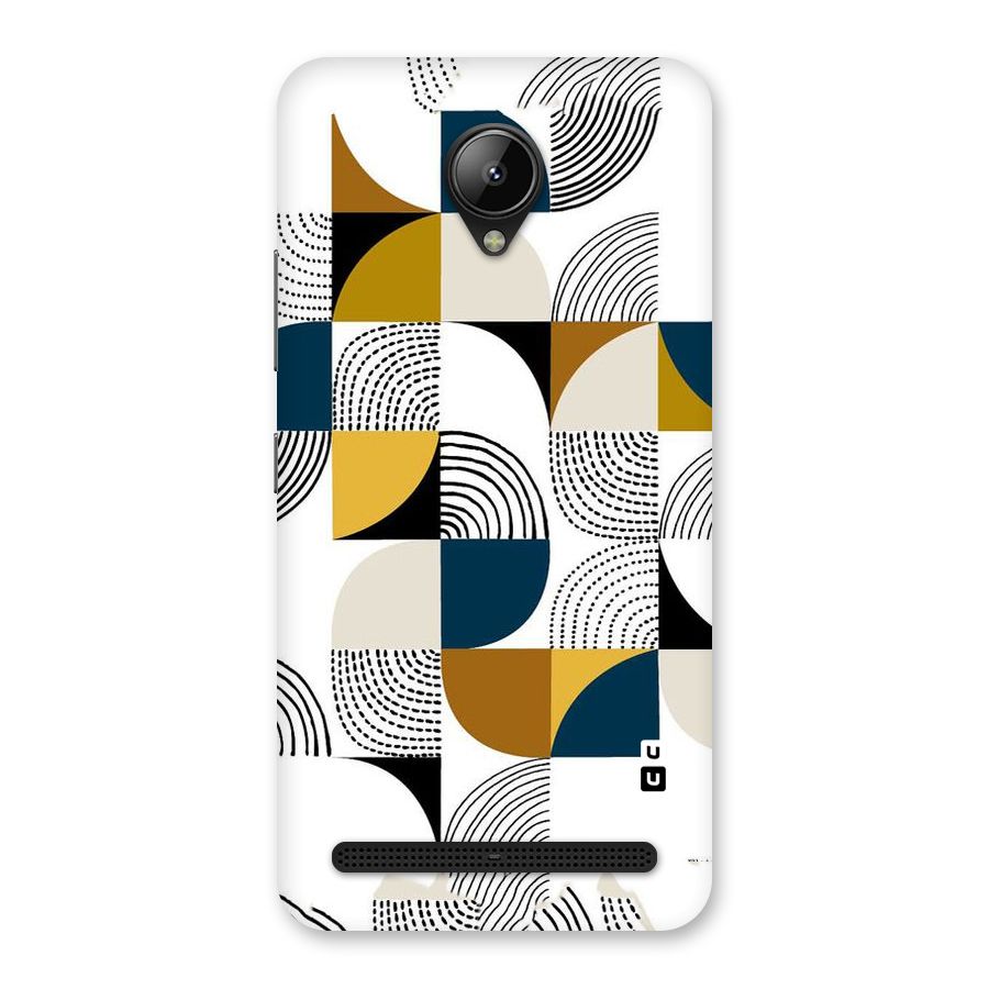 Boxes Pattern Back Case for Lenovo C2