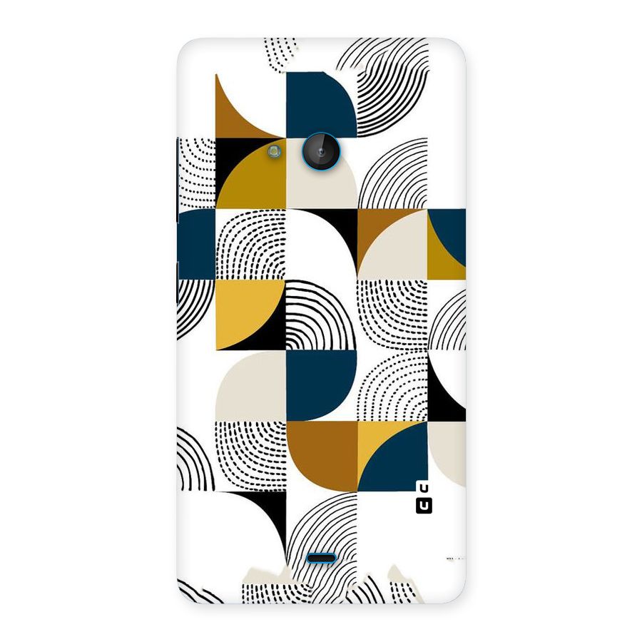 Boxes Pattern Back Case for Lumia 540