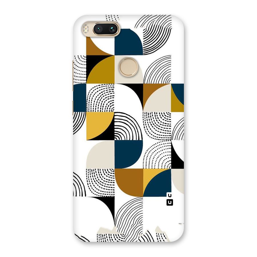 Boxes Pattern Back Case for Mi A1