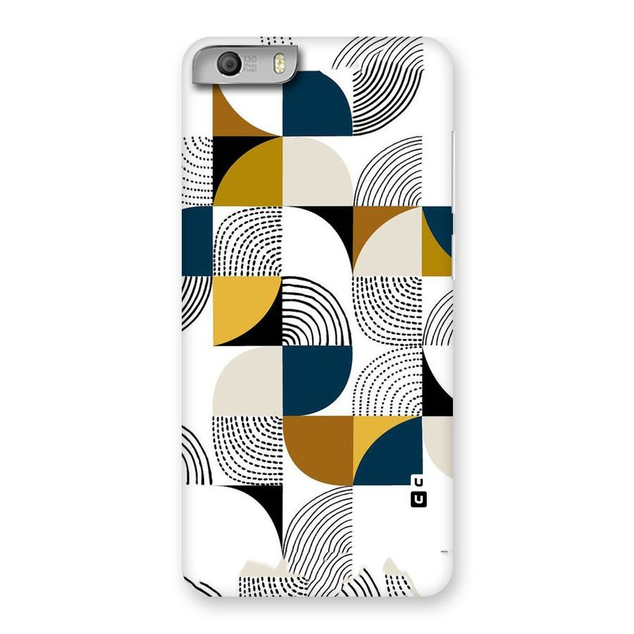 Boxes Pattern Back Case for Micromax Canvas Knight 2