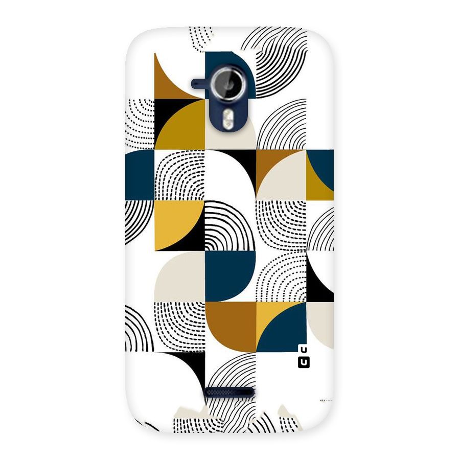 Boxes Pattern Back Case for Micromax Canvas Magnus A117