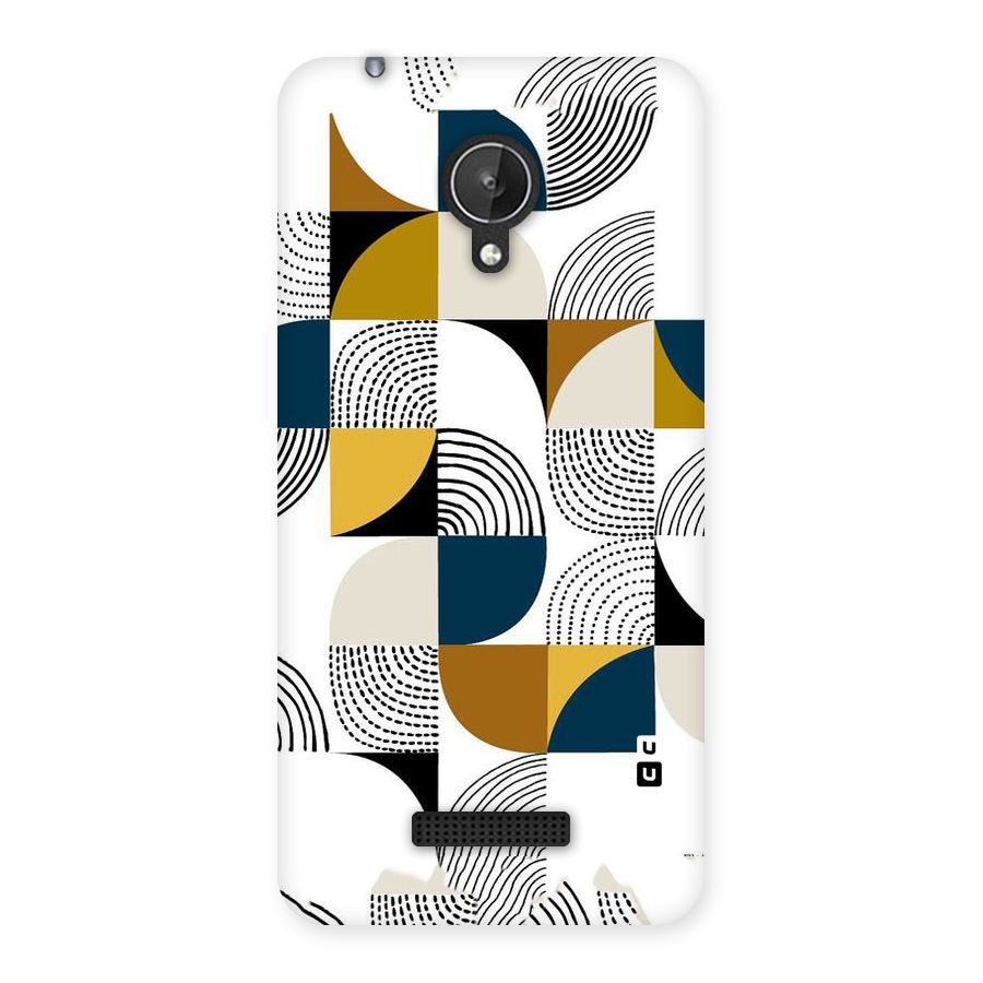 Boxes Pattern Back Case for Micromax Canvas Spark Q380