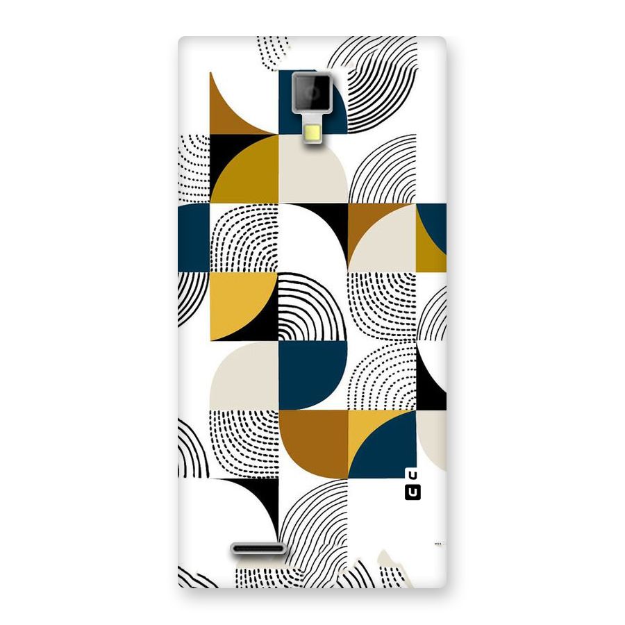 Boxes Pattern Back Case for Micromax Canvas Xpress A99