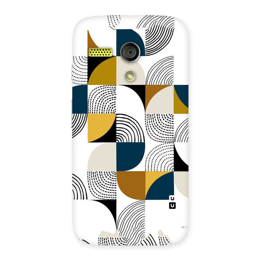 Boxes Pattern Back Case for Moto G