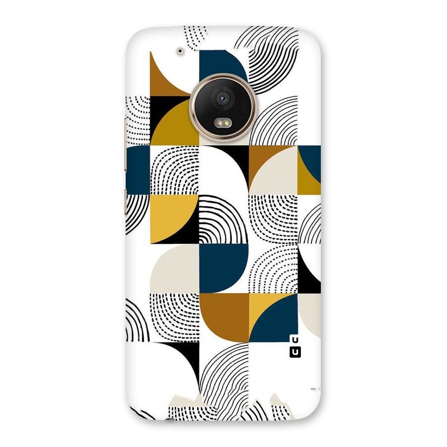 Boxes Pattern Back Case for Moto G5 Plus