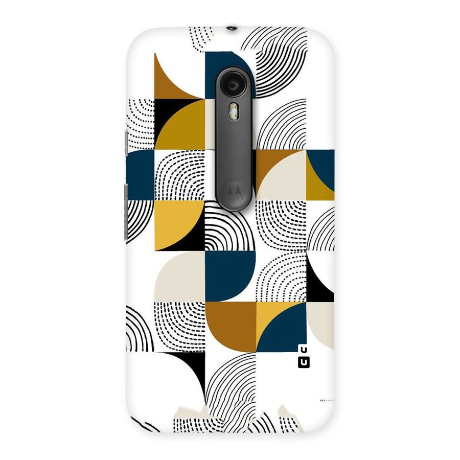 Boxes Pattern Back Case for Moto G Turbo