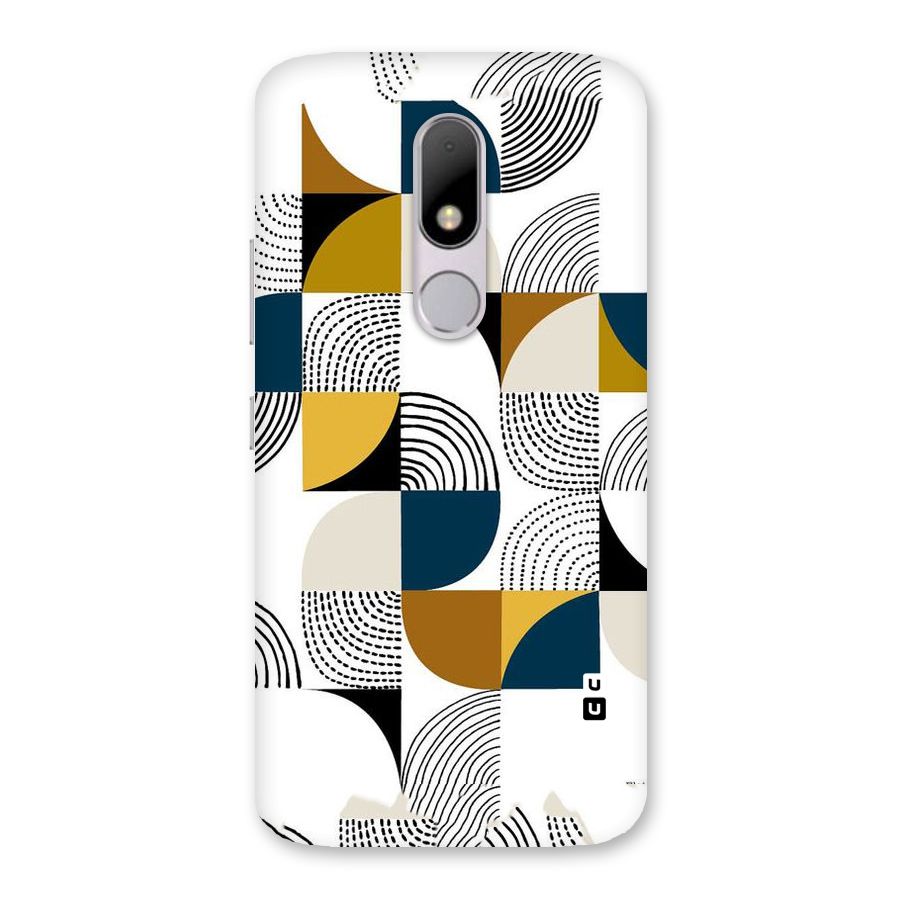 Boxes Pattern Back Case for Moto M