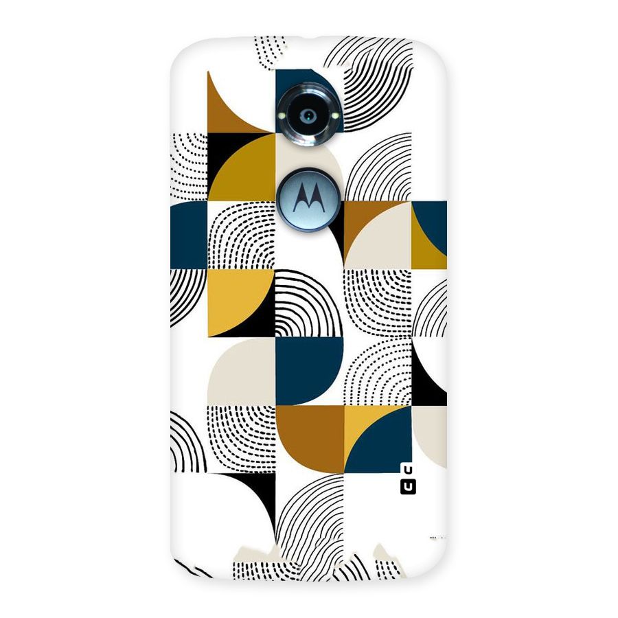Boxes Pattern Back Case for Moto X 2nd Gen