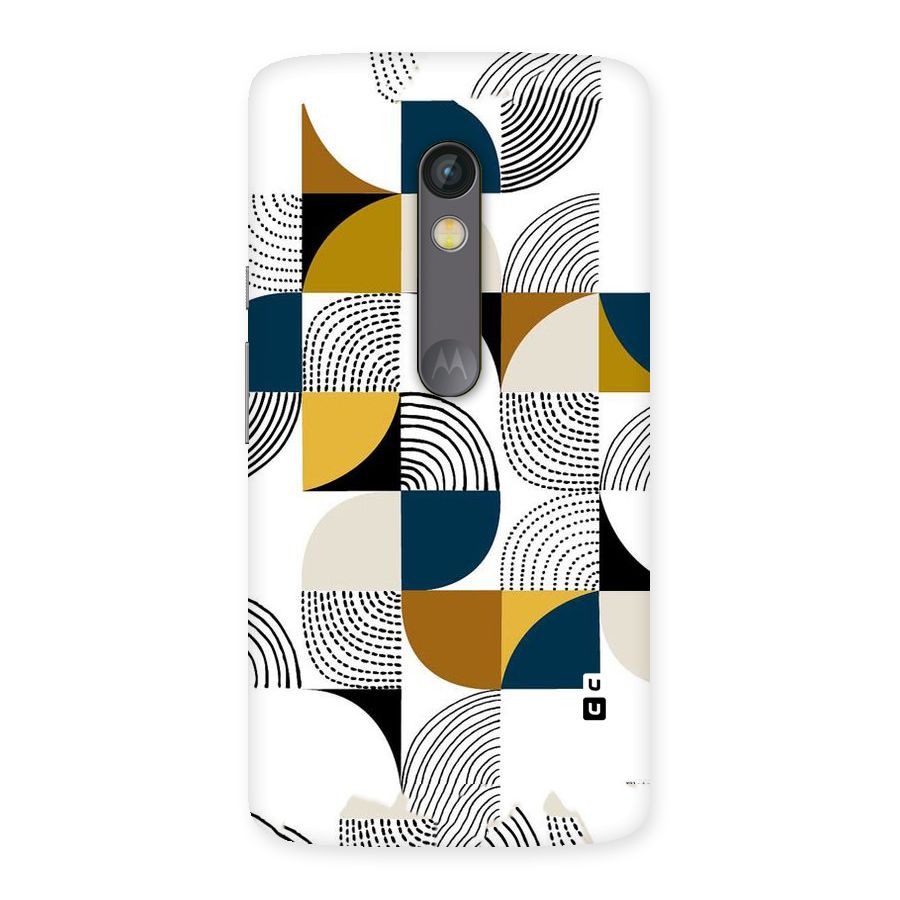 Boxes Pattern Back Case for Moto X Play